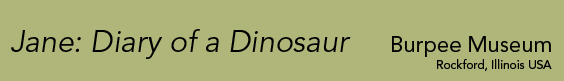 jane: diary of a dinosaur